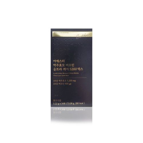 ★에스더포뮬러★ 여에스더 맥주효모 비오틴 울트라 케어 5200 맥스, 14회분, 1개