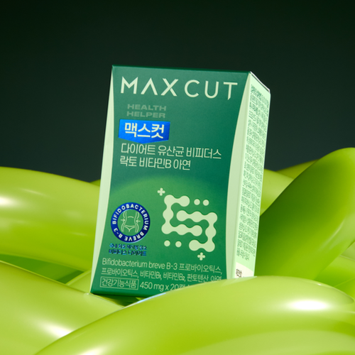 ★헬스헬퍼★ 맥스컷 다이어트 유산균 비피더스 락토 비타민B 아연 9g, 1개, 20정