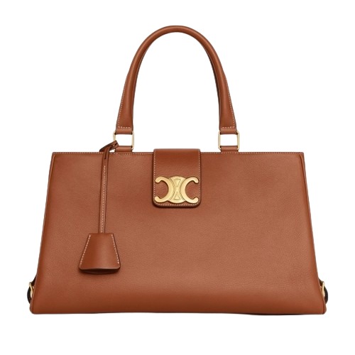 ★CELINE★미디엄 아폴린백 - 서플 카프스킨 탠